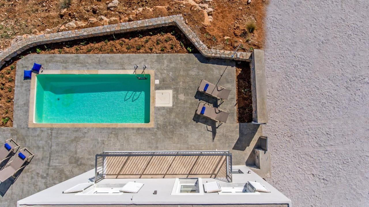 Tranquil Sea View Villa With Private Pool, Just 2Km From The Beach! Agia Galini Exteriér fotografie
